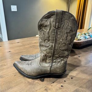 Laredo Leopard Print Western Boots